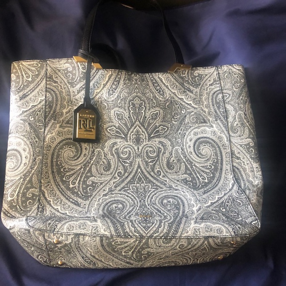 Lauren Ralph Lauren Large Tote Paisley